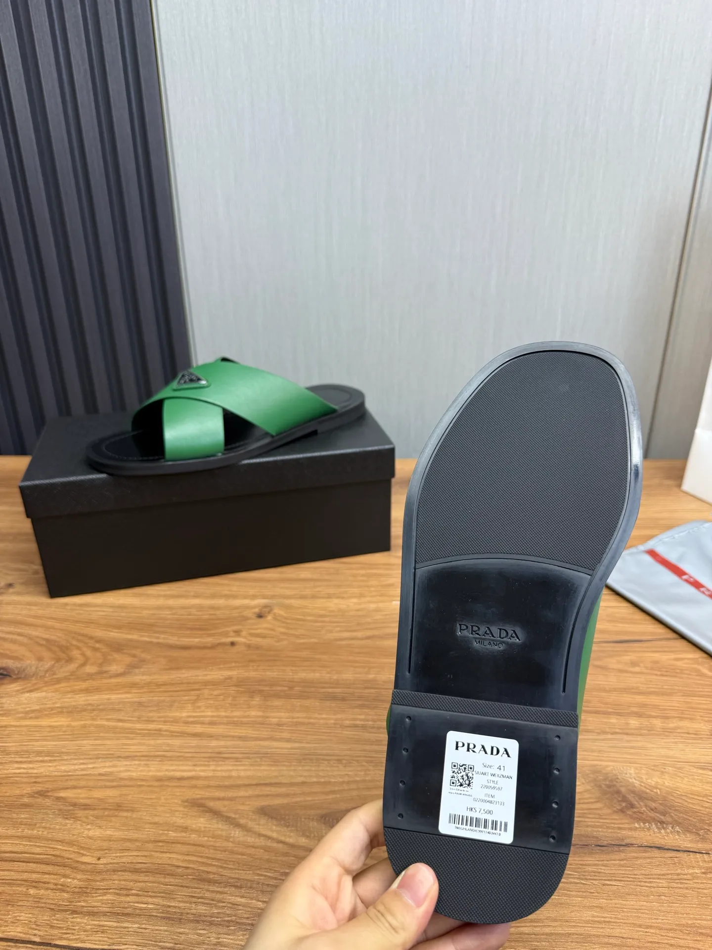 Factory price 340💰 ＰＲＡＤＡPrada - popular men's slippers hot sale 🔥 🩴Official website one to one production 38-45 sizes 45 46 🉑️Customized!